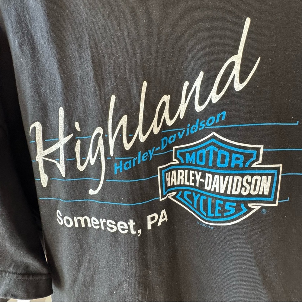 Harley Davidson T-Shirt Somerset PA Mens Size XL Vintage - Picture 4 of 5